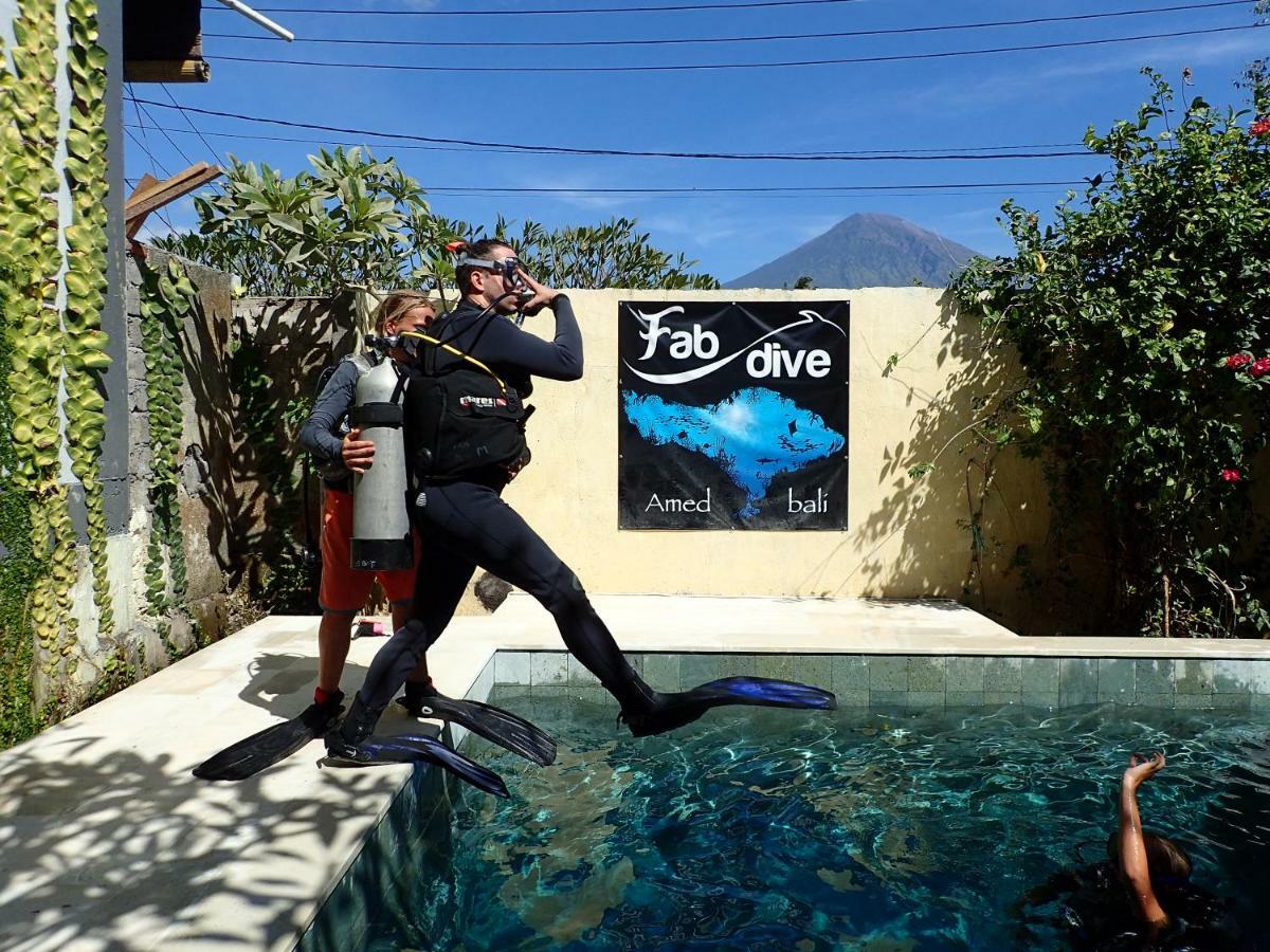 Bali Fab Dive Center Hostel Amed Kültér fotó